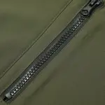 كنزة رجالية طويلة الأكمام بتصميم ألوان متعددة وياقة واقفة وسحاب نصفى وجيوب بسحاب، مريحة للارتداء اليومي والأنشطة الخارجية