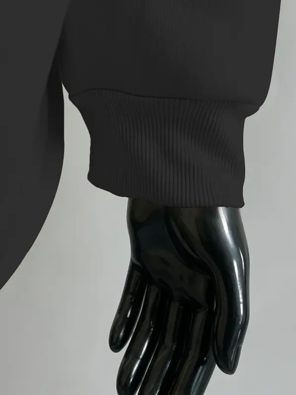 طقم رجالي شتوي عصري جديد: سويت شيرت بغطاء رأس مزدوج وبنطلون طويل واسع، طقم سويت شيرت وبنطلون طويل بسحاب للرجال بتصميم عصري مطبوع، طقم سويت شيرت بتصميم فردي سهل، طباعة بنمط شبكي غير منتظم أبيض، خطوط خدش وخياطة بنمط صناعي