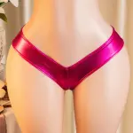 سراويل داخلية نسائية مثيرة على شكل حرف G قطعة واحدة، ملابس داخلية ماجنيتا لامعة بخصر منخفض، ملابس داخلية حارة للسرير، ملابس مثيرة جريئة، ملابس داخلية عارية جذابة وعصرية، قماش ناعم، فتنة منتصف الليل، سراويل داخلية مثيرة على شكل حرف G، ماجنيتا
