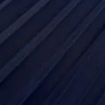 فستان نسائي جديد لخريف 2026 بتصميم رفيع مخطط بخطوط دقيقة على طراز البدلة مع ياقة وحزام لتحديد الخصر، تنورة ماكسي طويلة مطوية بتصميم الترقيع، فستان رسمي بأكمام طويلة للتنقل والمآدب
