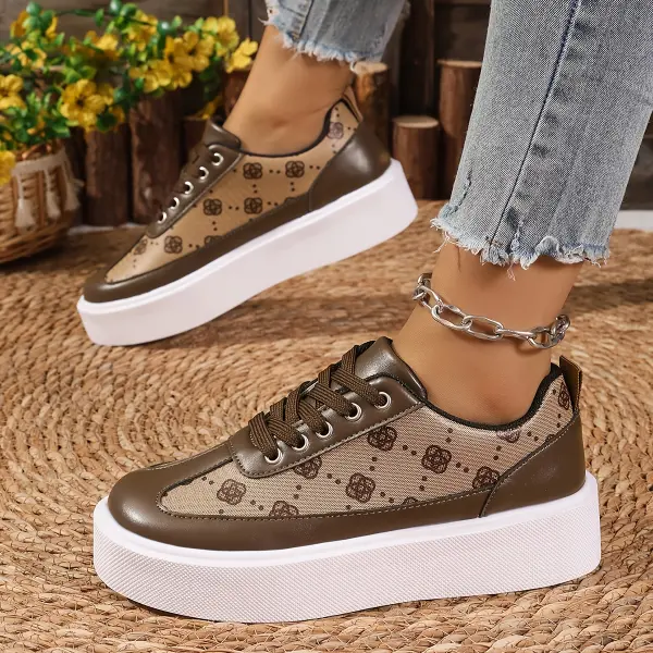 حذاء نسائي جديد صيفي كاجوال مسطح بنعل سميك ولون سادة، مناسب للأنشطة الخارجية، عصري وأنيق ومتعدد الاستخدامات